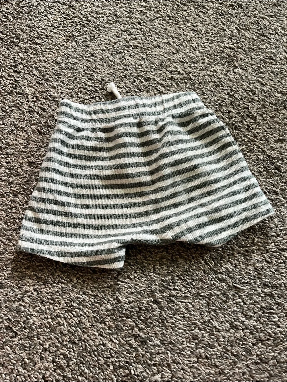 Carter's Green and White Striped Short